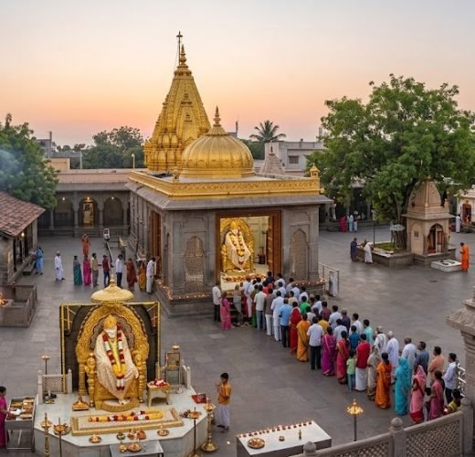 Shirdi Sai Baba Mandir - Samadhi Mandir View